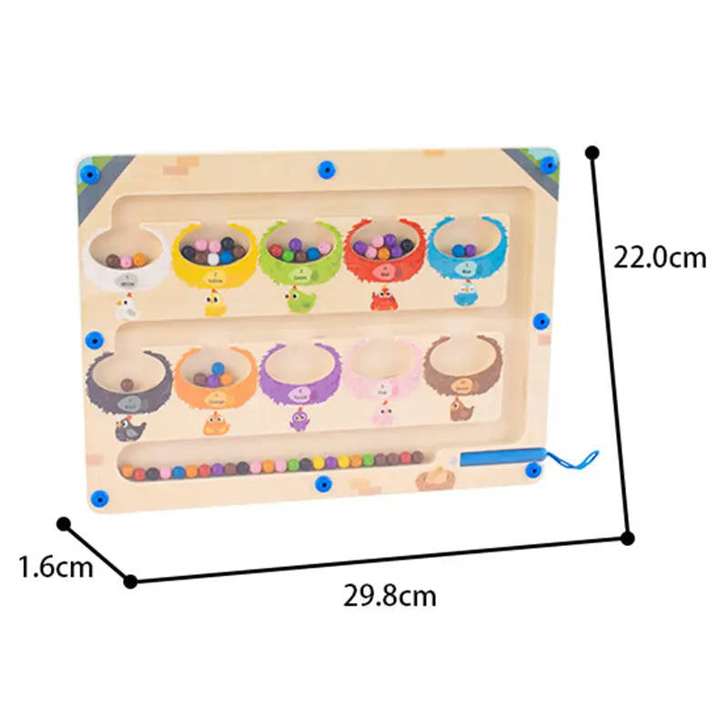 Double sided magnetic board